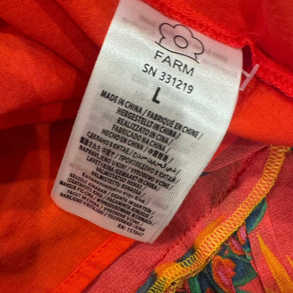Farm Rio Mixed Prints Button Down Maxi Dress Long Sleeve Multicolor Size L NWT - Picture 11 of 13